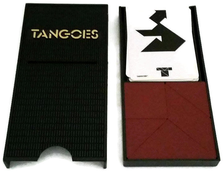Tangoes Puzzle card game box.
