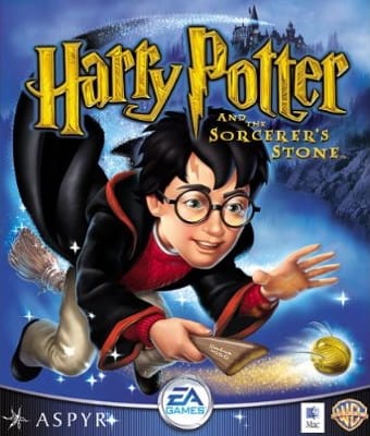 Apple Macintosh Harry Potter and the Sorcerer's Stone game box front.