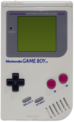 Original Nintento® Game Boy® hand-held game console.