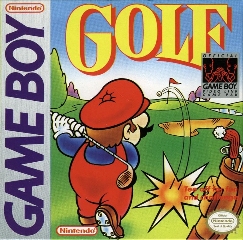 (Original) Game Boy® Golf game box front.