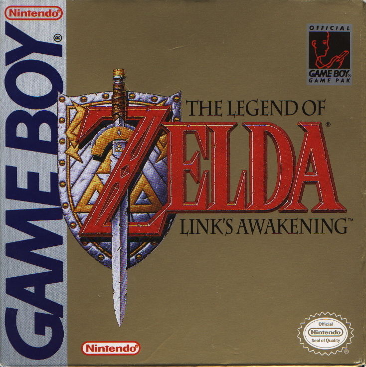 (Original) Game Boy® The Legend Of Zelda: Links Awakening game box front.