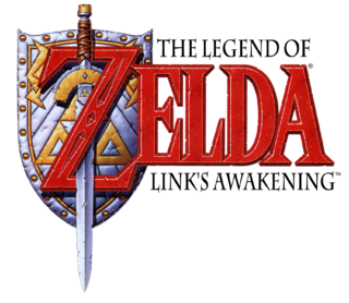 The Legend Of Zelda: Links Awakening title logo.