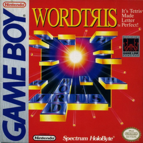 (Original) Game Boy® Wordtris game box front.