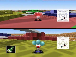 Mario Kart 64 - Battle Mode Arena Block Fort.