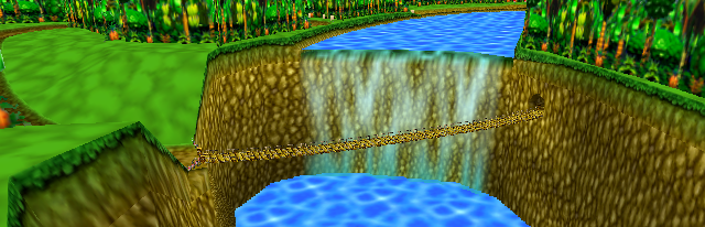 Mario Kart 64 - Star Cup - D.K.'s Jungle Parkway landscape 1.