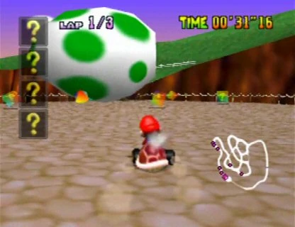 Mario Kart 64 - Special Cup - Yoshi Valley 6.