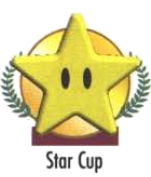 Mario Kart 64 - Star Cup logo.