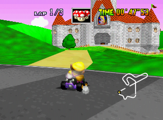Mario Kart 64 - Star Cup - Royal Raceway 2 Cameo.