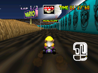 Mario Kart 64 - Star Cup - Wario Stadium 3.