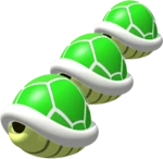 Three Green Shells.