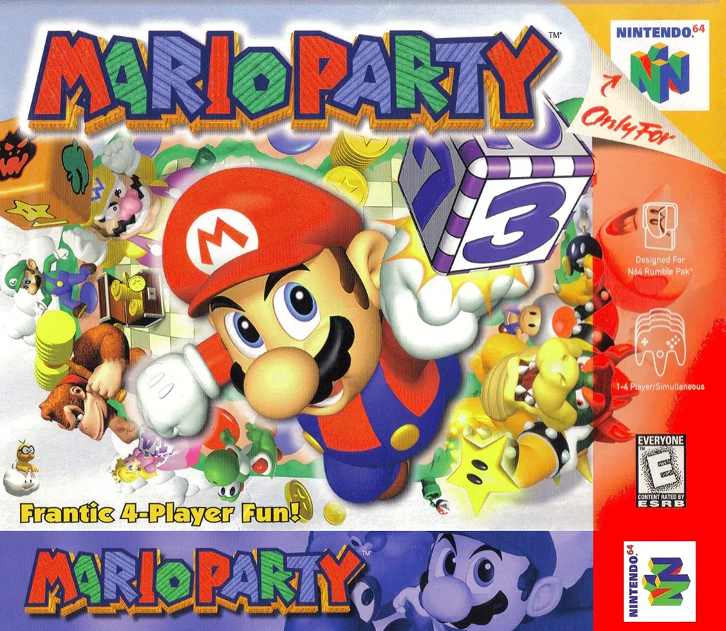 N64® Mario Party game box front.