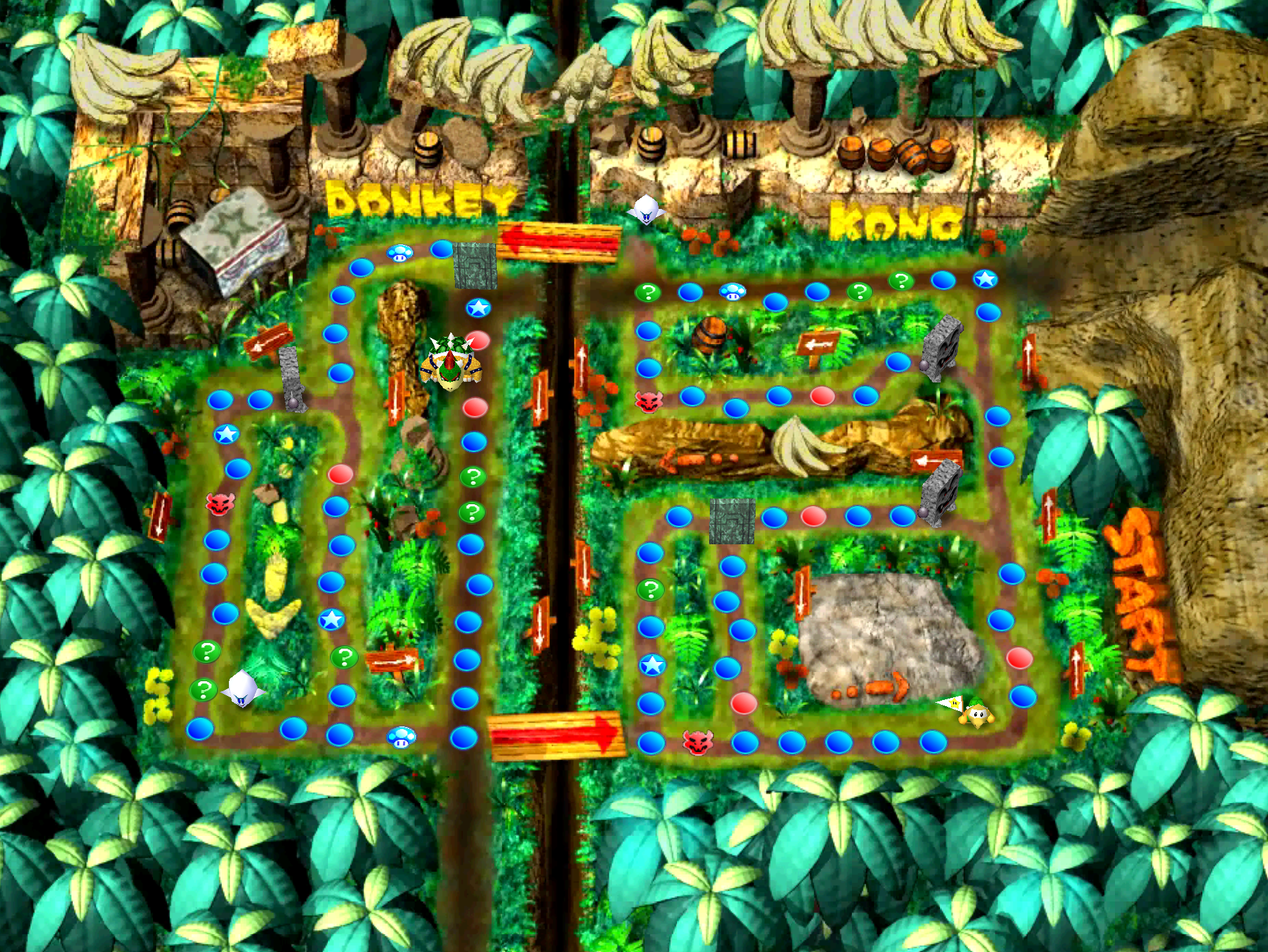 DK's Jungle Adventure map
