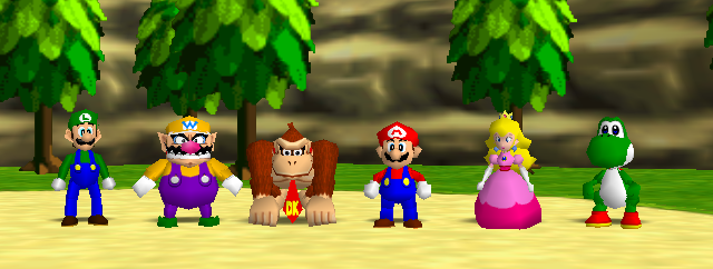 Mario Party characters.