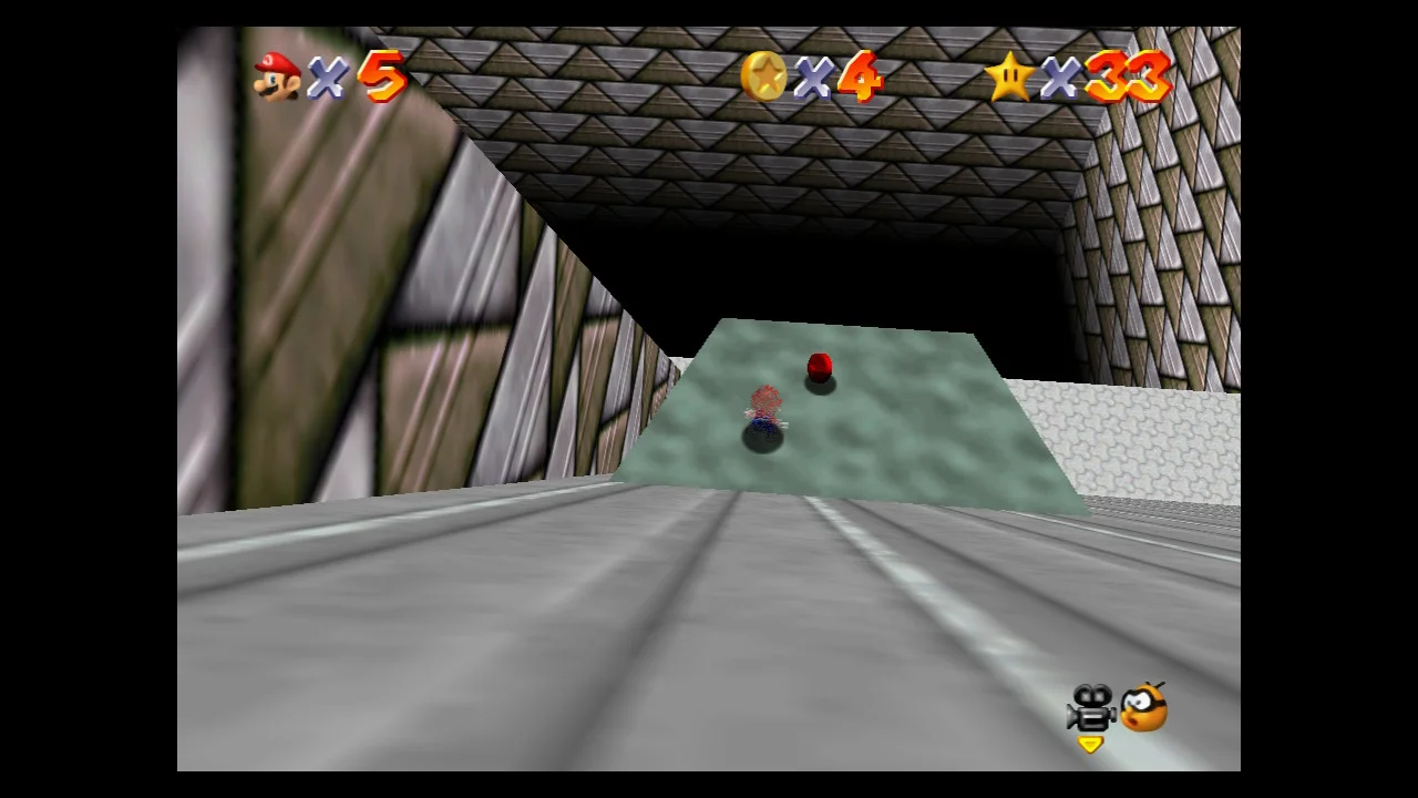 Super Mario 64 - 7. Vanish Cap Under the Moat 8 Red Coins - Peach's Castle Secret Stars 6.