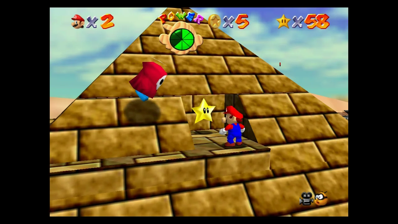 Super Mario 64 - 2. Shining Atop the Pyramid - Shifting Sand Land 2.