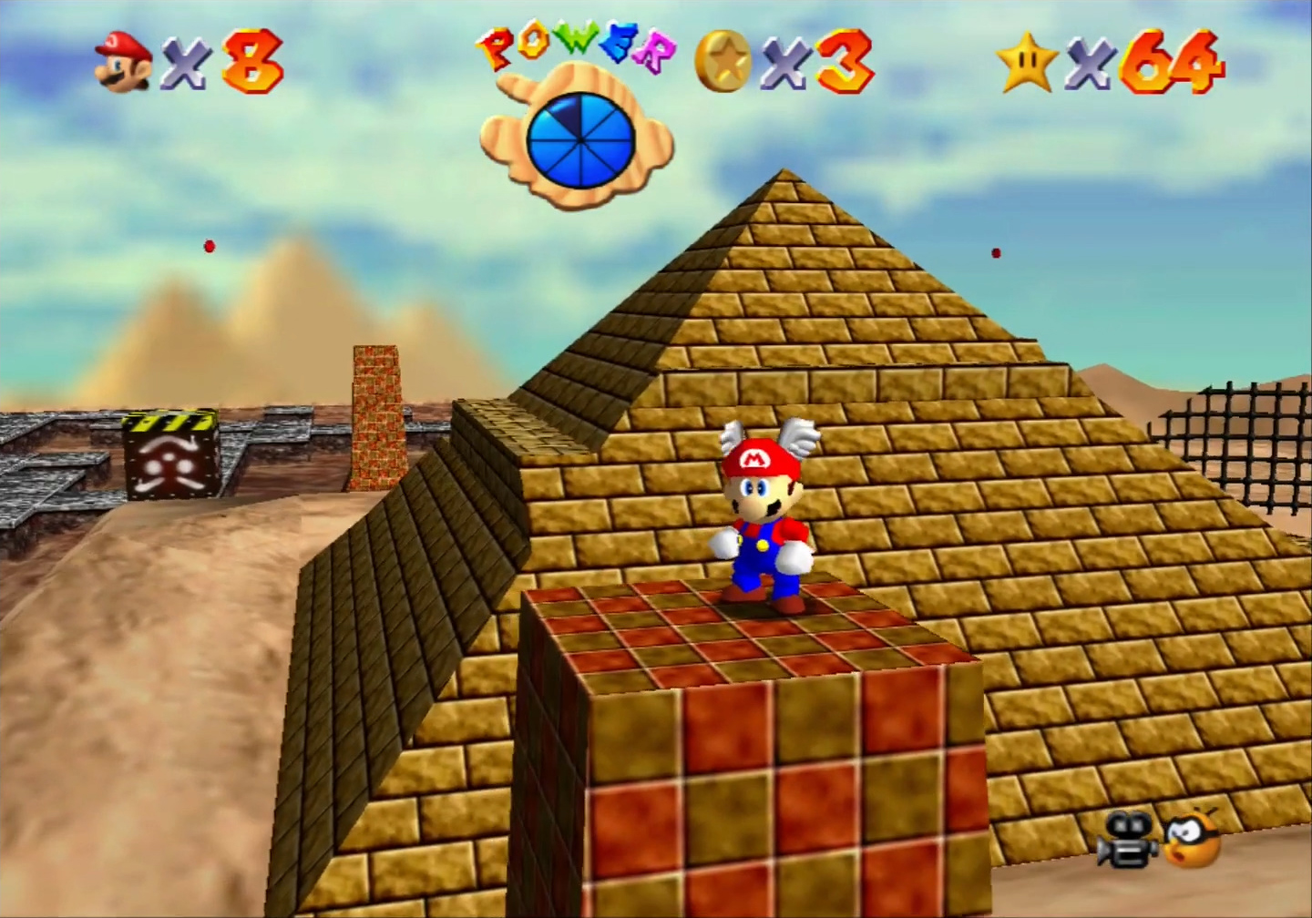Super Mario 64 - 4. Stand Tall on the Four Pillars - Shifting Sand Land 2.