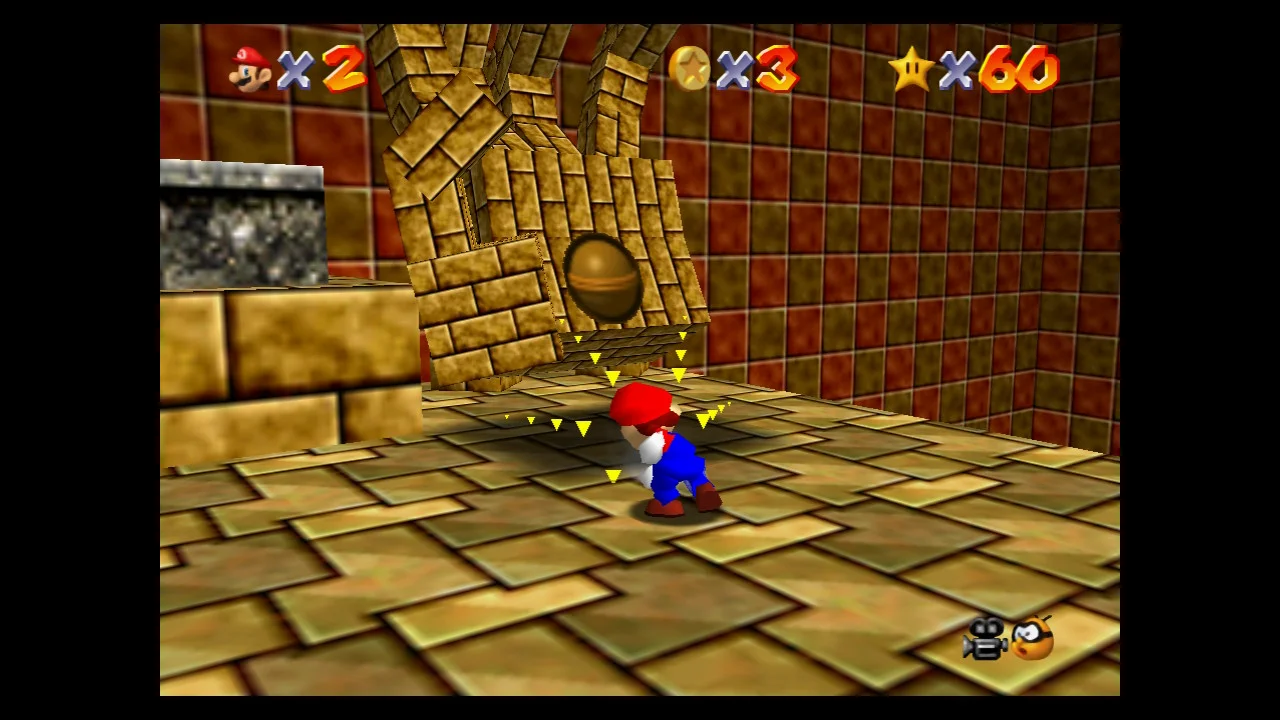 Super Mario 64 - 4. Stand Tall on the Four Pillars - Shifting Sand Land 7.