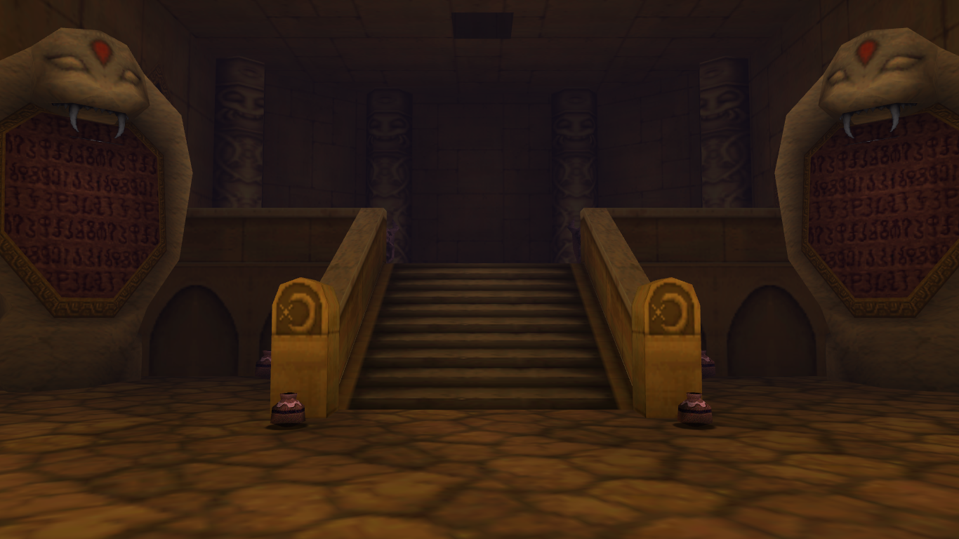 Spirit-Temple in the Gerudo Valley from The Legend of Zelda: Ocarina of Time - Walkthrough.