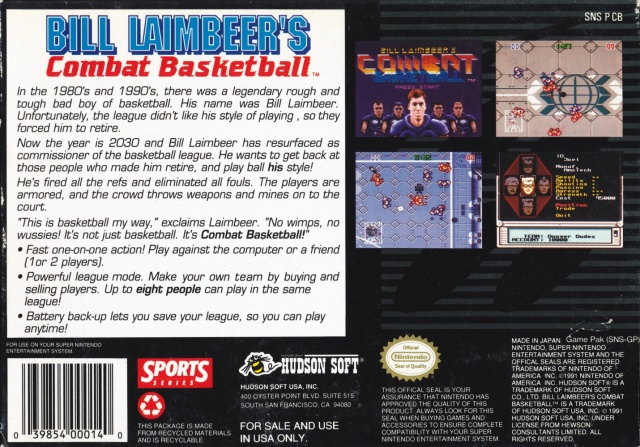 Bill Laimbeer's Combat Basketball In the 1980s and 1990s there was a legendary rough and tough bad boy of basketball.
