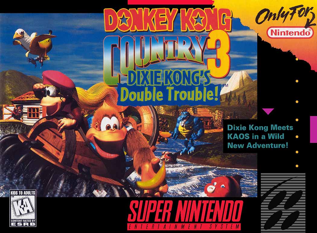 SNES - Super Nintendo® Entertainment System® Donkey Kong Country 3: Dixie Kong's Double Trouble game box front.