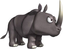 Rambi the Rhinoceros Animal Buddy.