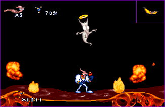 Earthworm Jim - What The Heck? Boss Evil The Cat 2./