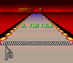 F-Zero King League 5 Fire Field - Race Track Starting Line.