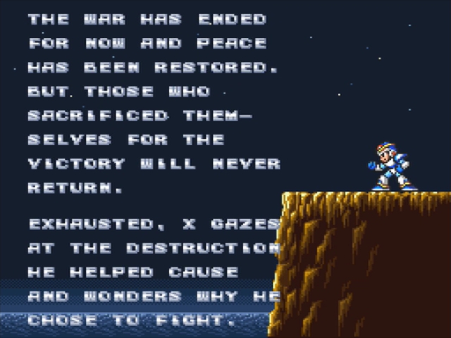 Mega Man X: Ending 1.