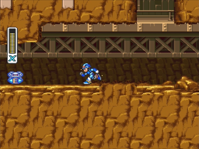 Mega Man X: Armored Armadillo Sub Tank.