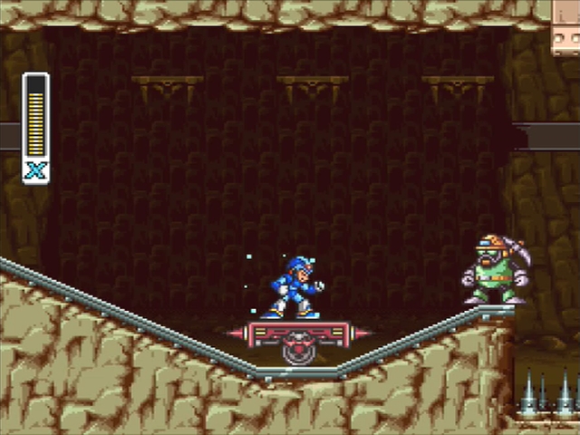 Mega Man X: Armored Armadillo Dig Labour.