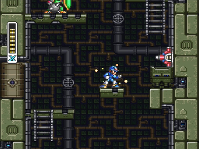 Mega Man X: Boomer Kuwanger Dodge Blaster.