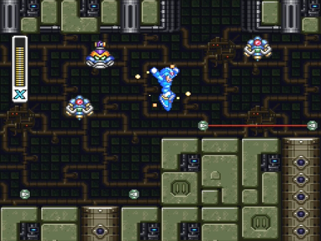 Mega Man X: Boomer Kuwanger Sine Faller.
