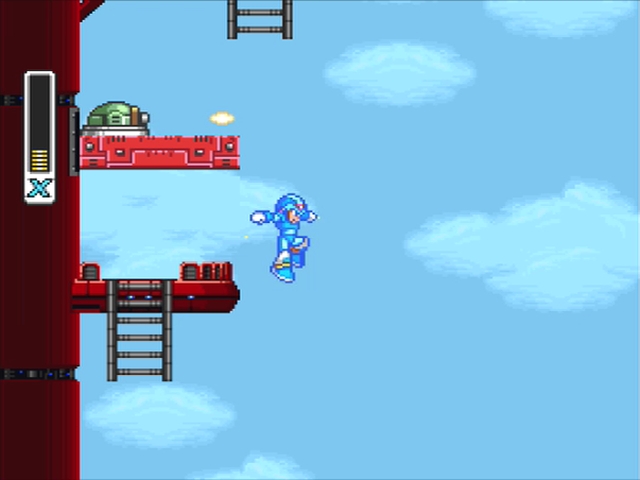 Mega Man X: Boomer Kuwanger Slide Cannon.