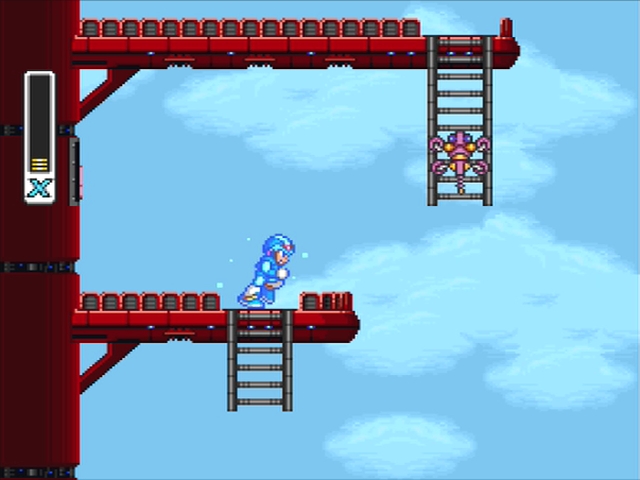 Mega Man X: Boomer Kuwanger Ladder Yadder.
