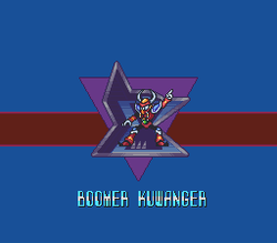 Mega Man X Boomer Kuwanger Title.