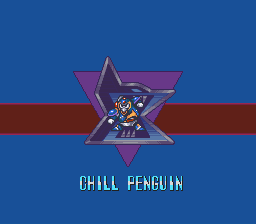 Mega Man X Chill Penguin Title.