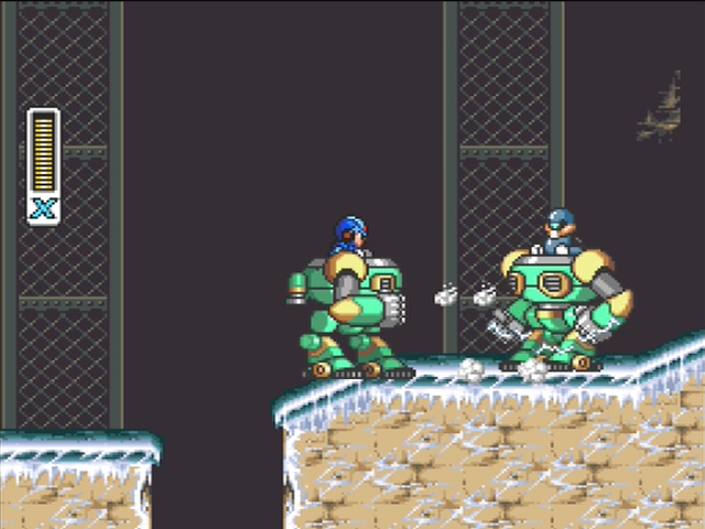 Mega Man X: Chill Penguin Armor Soldier.