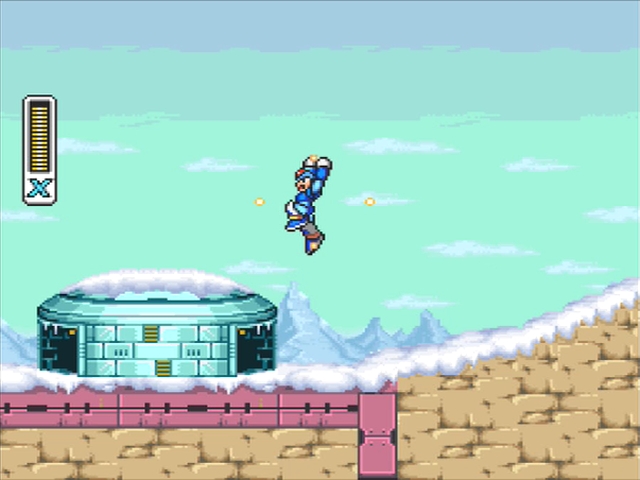 Mega Man X: Chill Penguin Heart Tank.