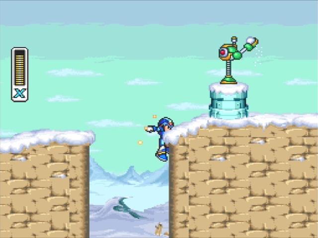 Mega Man X: Chill Penguin Snow Shooter.
