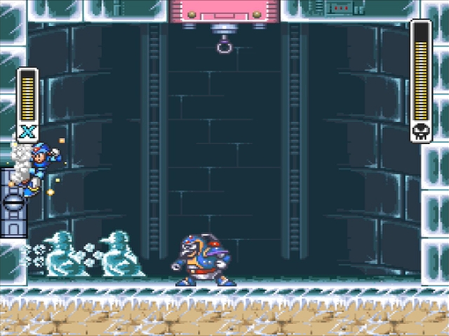 Mega Man X: Chill Penguin Boss.