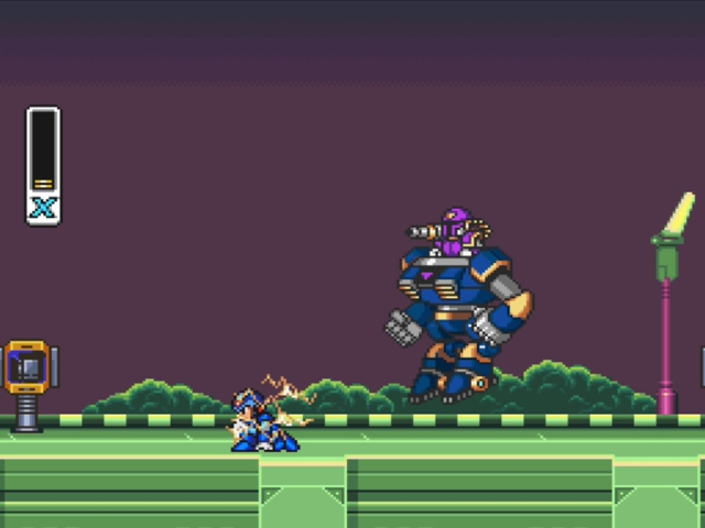 Mega Man X: Highway level - Vile.