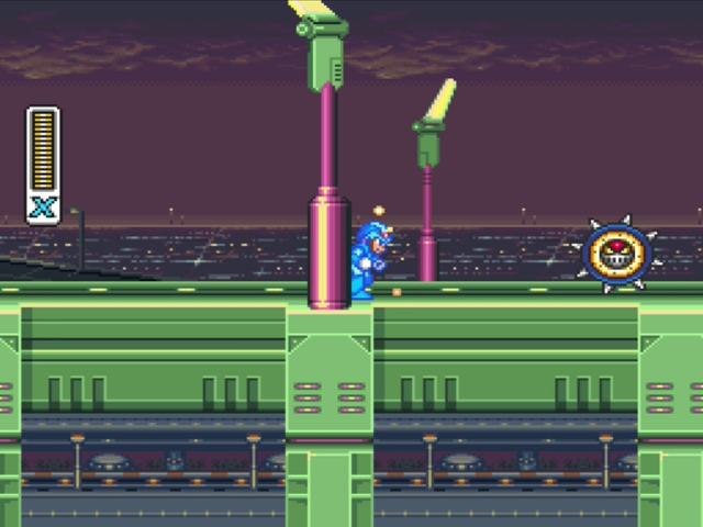 Mega Man X: Highway level - Spikey.