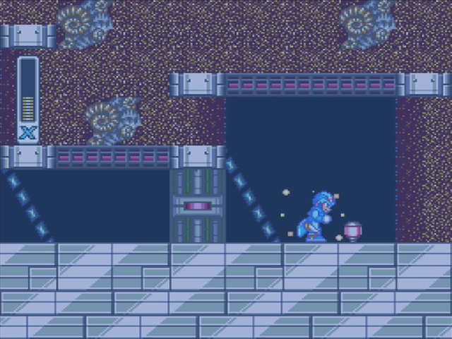 Mega Man X: Launch Octopus Heart Tank.