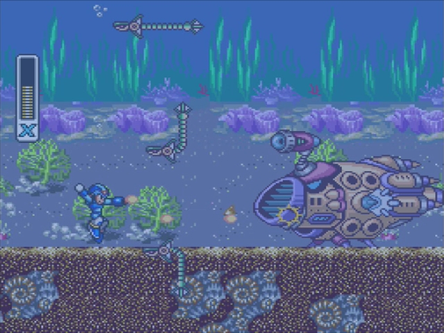 Mega Man X: Launch Octopus Anglerge.