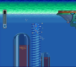 Mega Man X Launch Octopus Up The Funnel.
