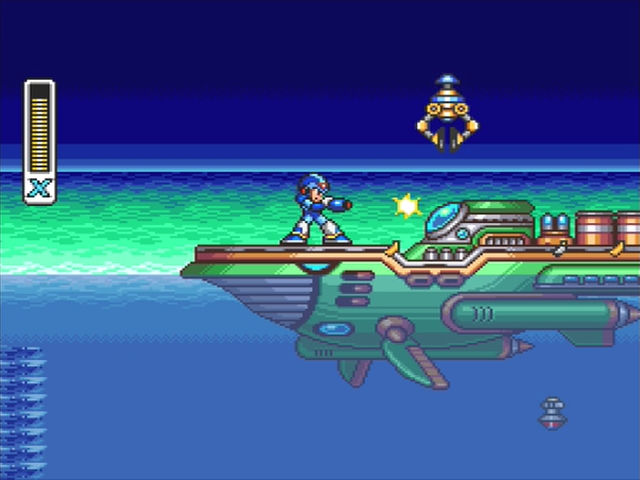 Mega Man X: Launch Octopus Cruiziler.