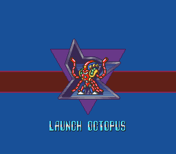 Mega Man X Launch Octopus Title.