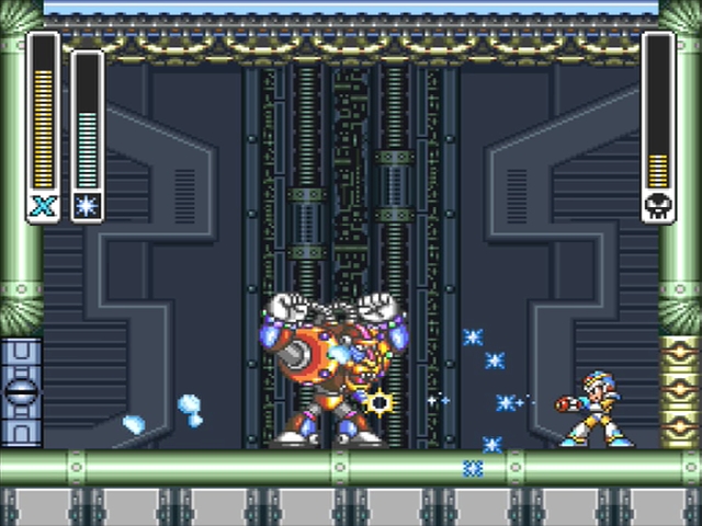 Mega Man X: Sigma Fortress Stage 3 Spark Mandrill.