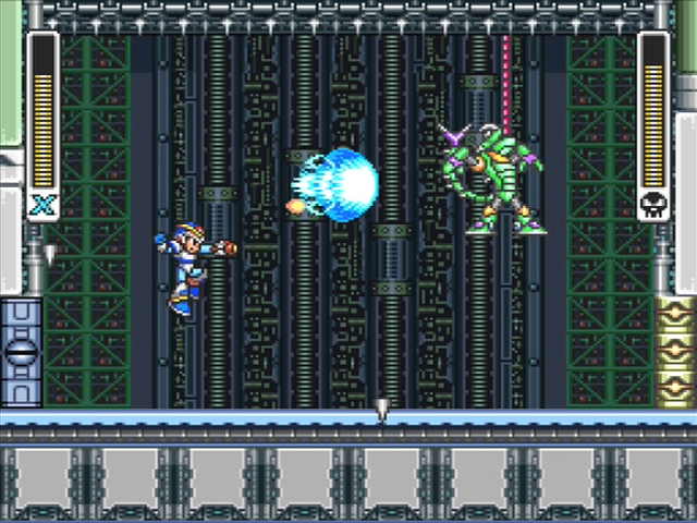 Mega Man X: Sigma Fortress Stage 3 Sting Chameleon.