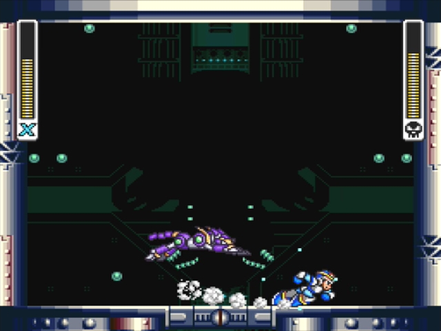Mega Man X: Sigma Fortress Stage 4 Velguarder.